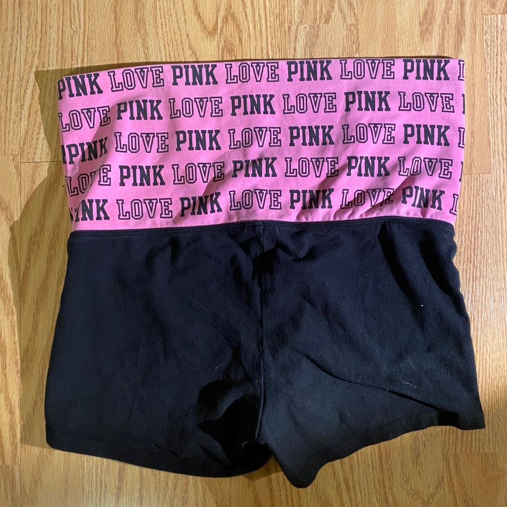 Victoria’s Secret pink yoga shorts